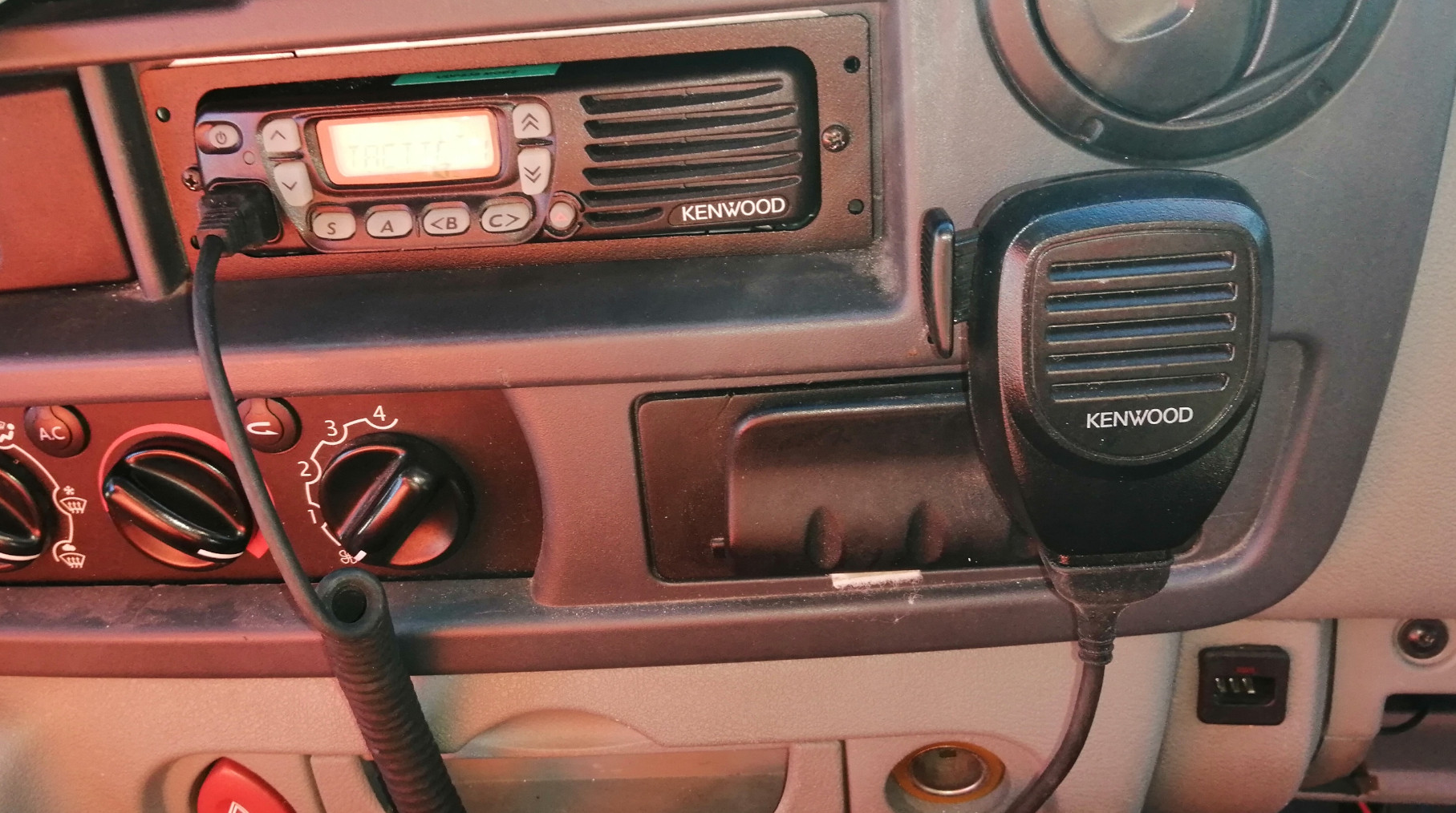 Installation mobile de radio